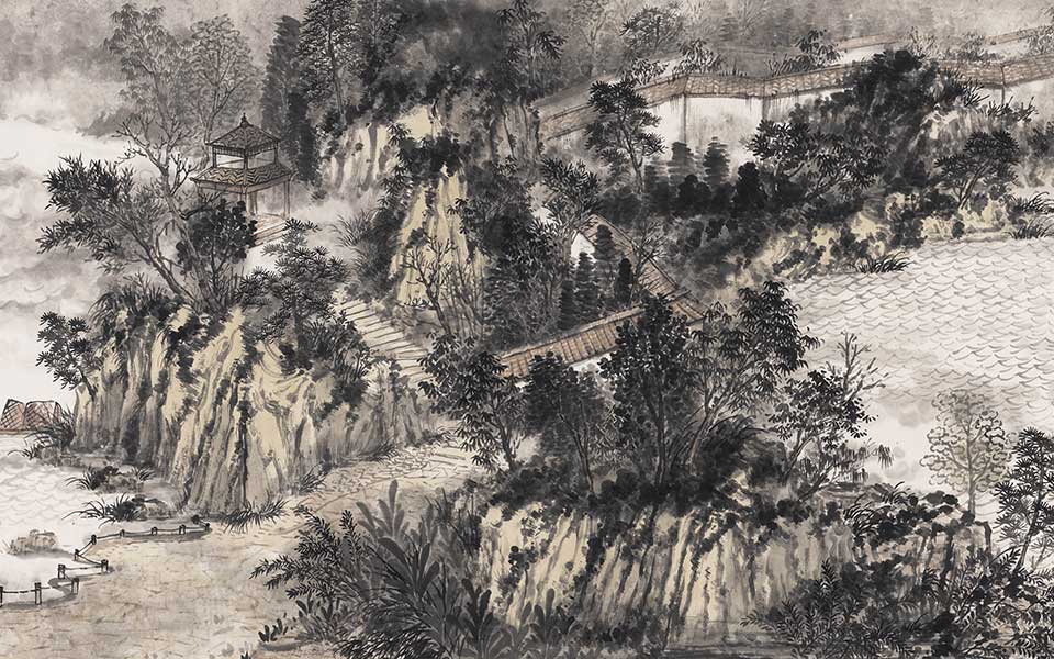 雨过山色清之八高清_雨过山色清之八李秋喜高清_李秋喜雨过山色清之八高清_李秋喜_当代