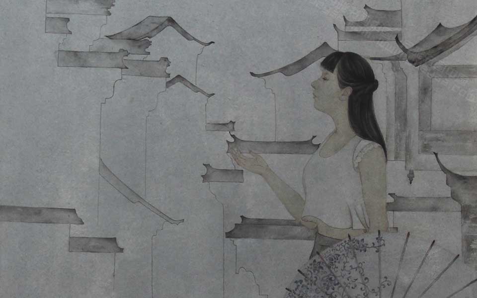 2013天津美院毕业展国画作品080高清