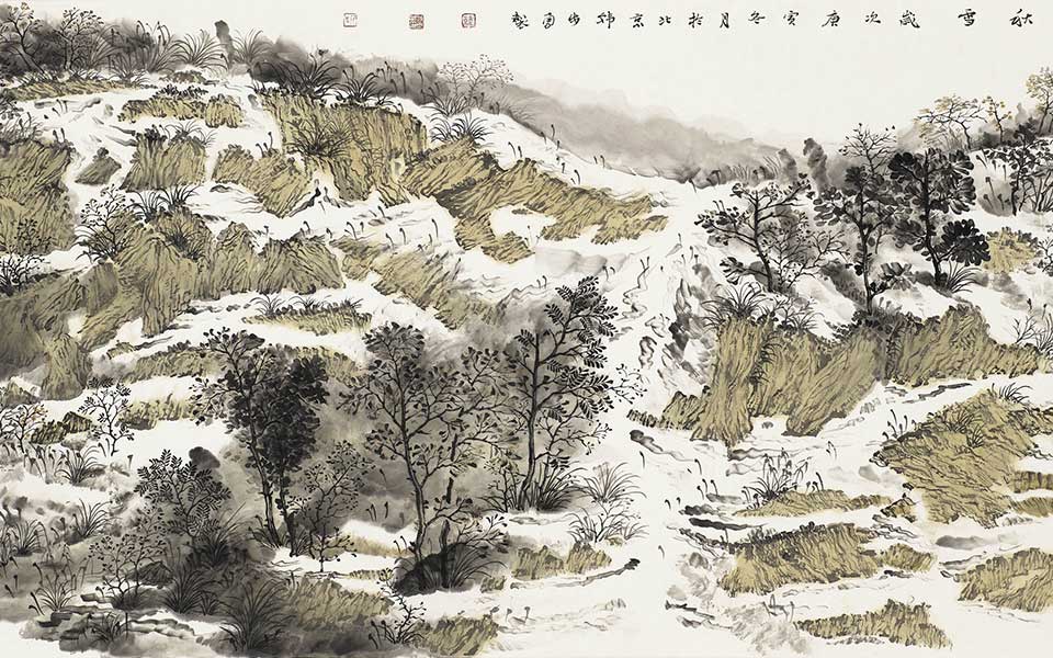 西坡秋雪1高清_西坡秋雪1韩步勇高清_韩步勇西坡秋雪1高清_韩步勇_当代