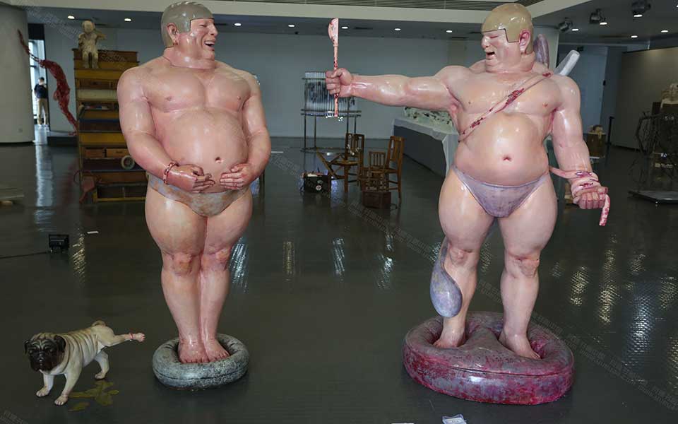 2013天津美院毕业展雕塑作品004高清
