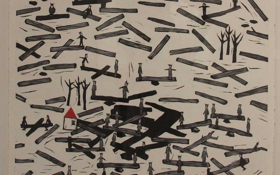 2013天津美院毕业展版画作品185高清