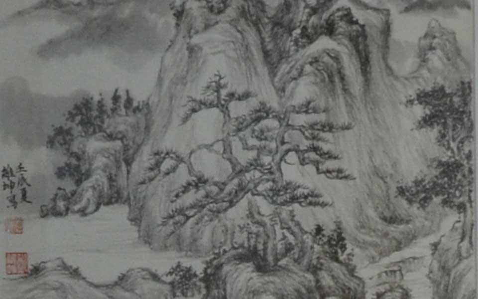 2013中国美院毕业展国画作品高清