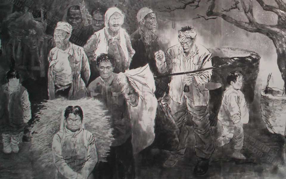 2013天津美院毕业展国画作品096高清