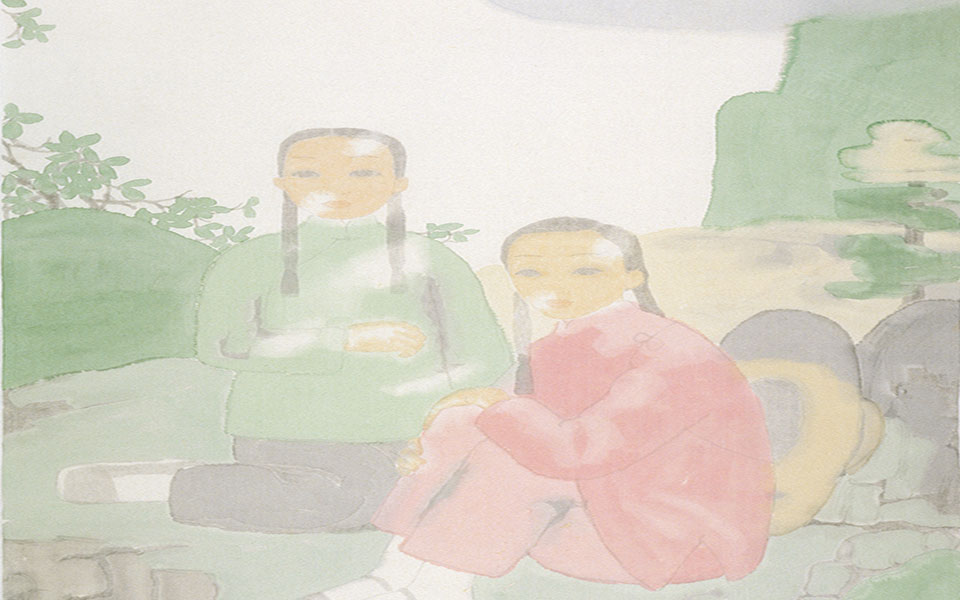 乡村人家 高清_乡村人家 田黎明高清_田黎明乡村人家 高清_田黎明_当代 