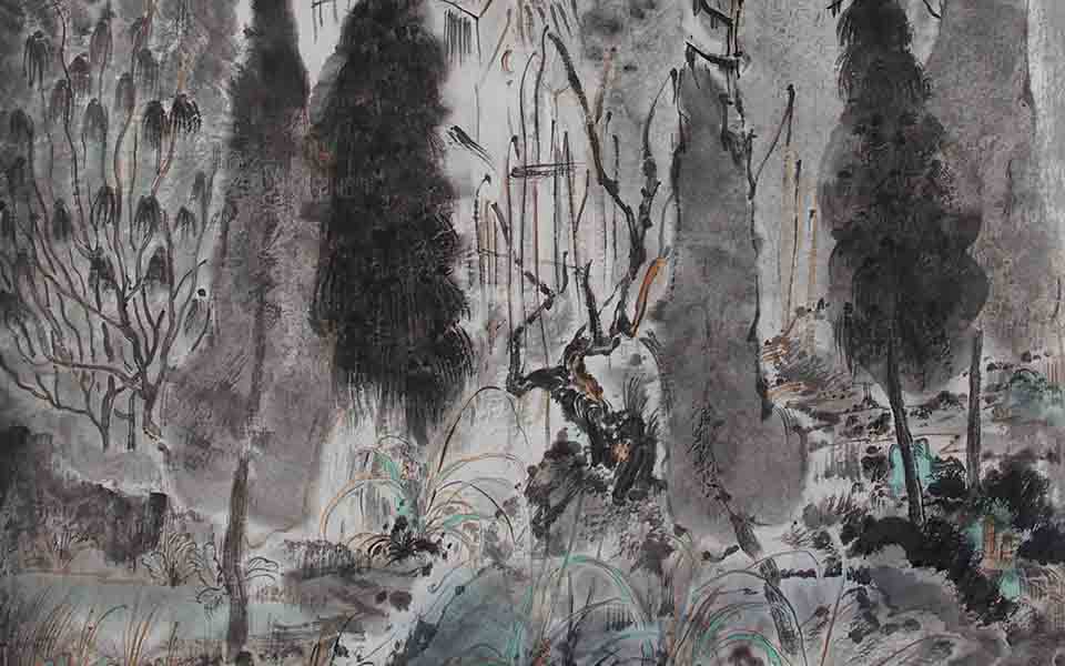 五谷山有灵高清_五谷山有灵刘钻高清_刘钻五谷山有灵高清_刘钻_当代