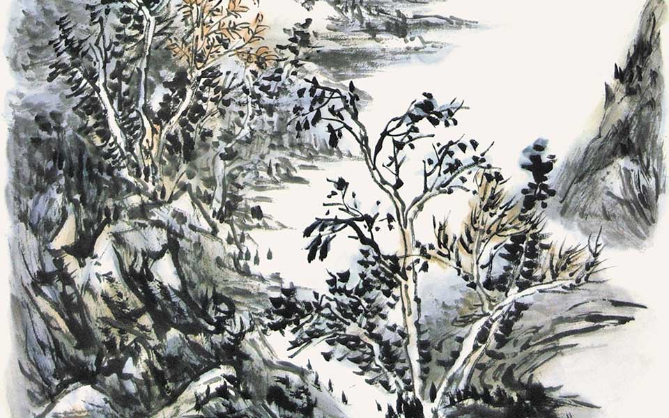 烟雨听翠高清_烟雨听翠李毅峰高清_李毅峰烟雨听翠高清_李毅峰_当代