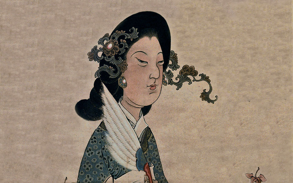 湘夫人图高清_湘夫人图任熊高清_任熊湘夫人图高清_任熊_清代