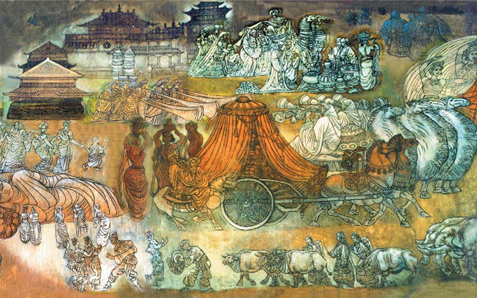 《丝绸之路》（二）高清_《丝绸之路》（二）杨晓阳高清_杨晓阳《丝绸之路》（二）高清_杨晓阳_当代