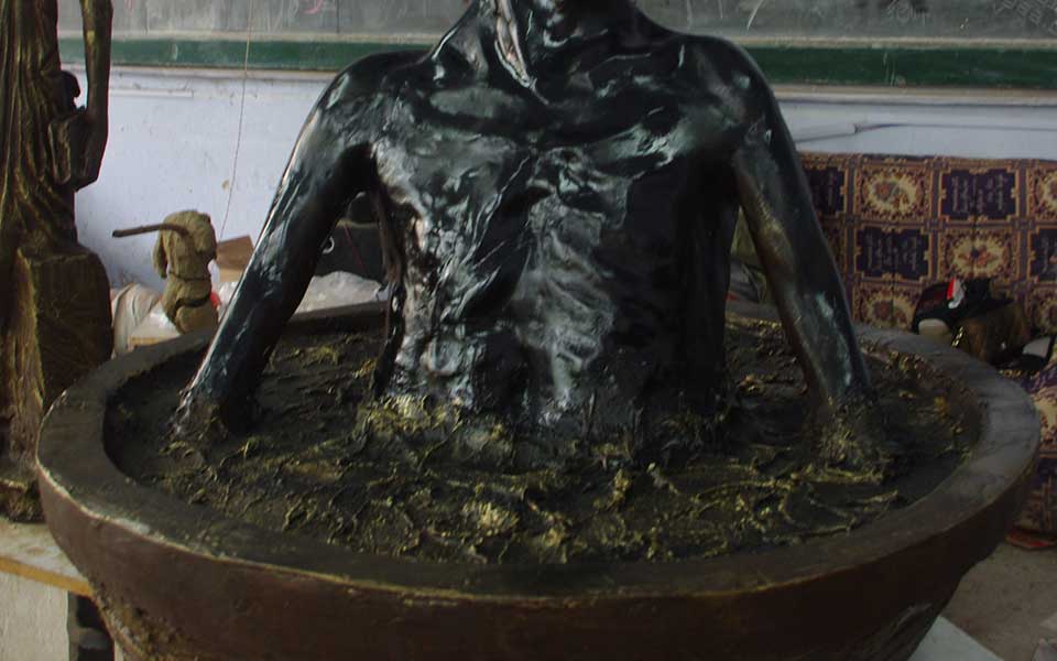 2013哈尔滨师范美术学院毕业展作品 王汉 雕塑作品哆哆高清