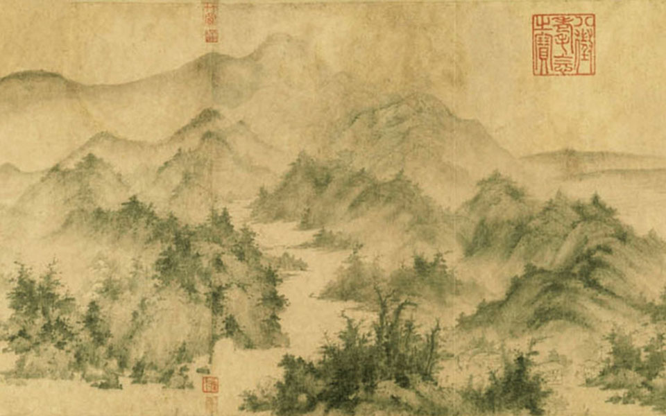 潇湘卧游图高清_李公麟潇湘卧游图高清_潇湘卧游图李公麟高清_李公麟_宋代_东京国立博物馆藏