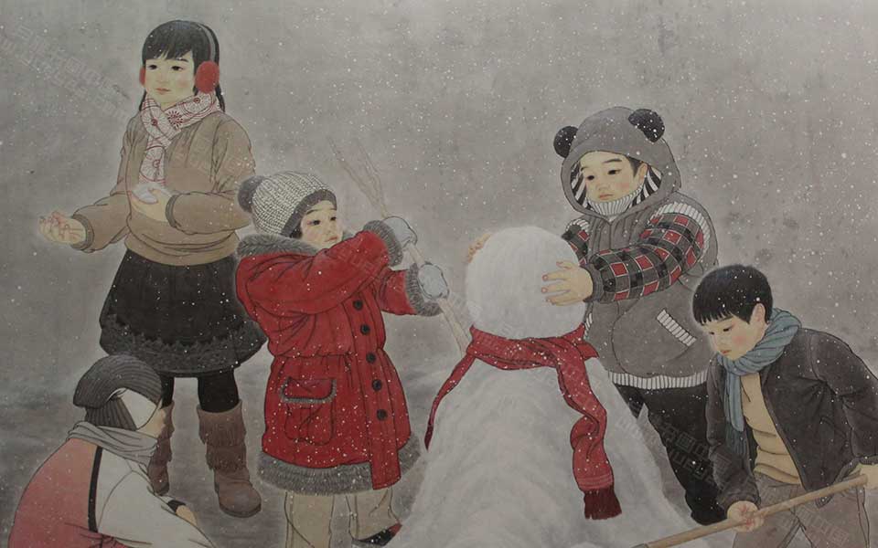 2013天津美院毕业展国画作品073高清