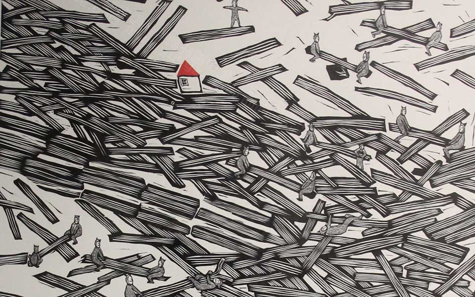 2013天津美院毕业展版画作品181高清