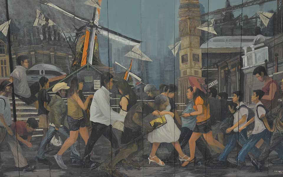 2013中国美院毕业展壁画作品高清