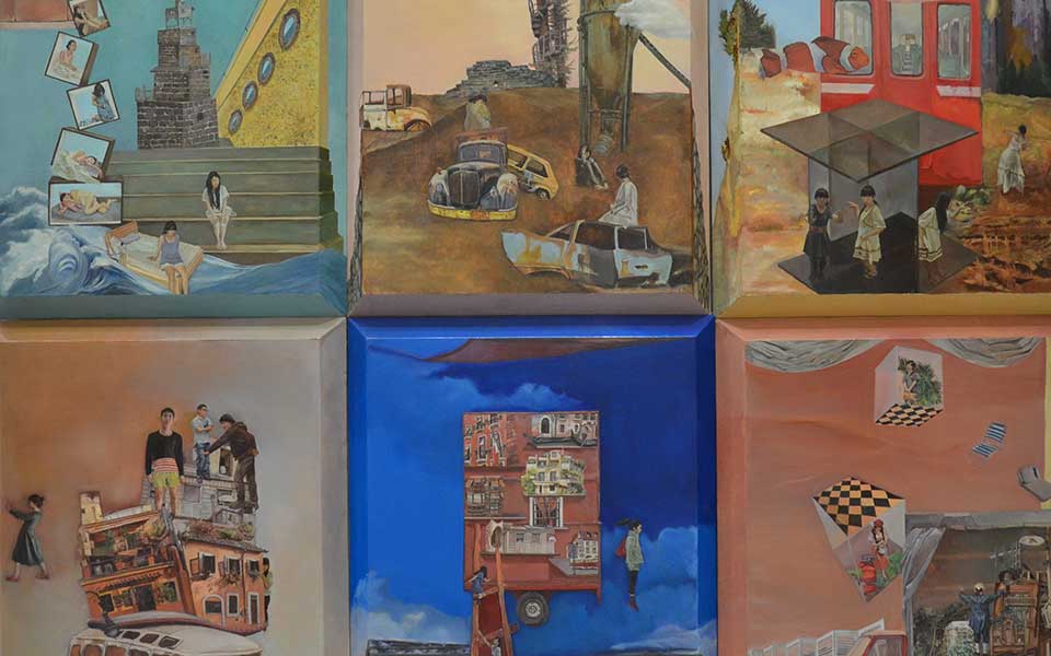 2013中国美院毕业展壁画作品高清