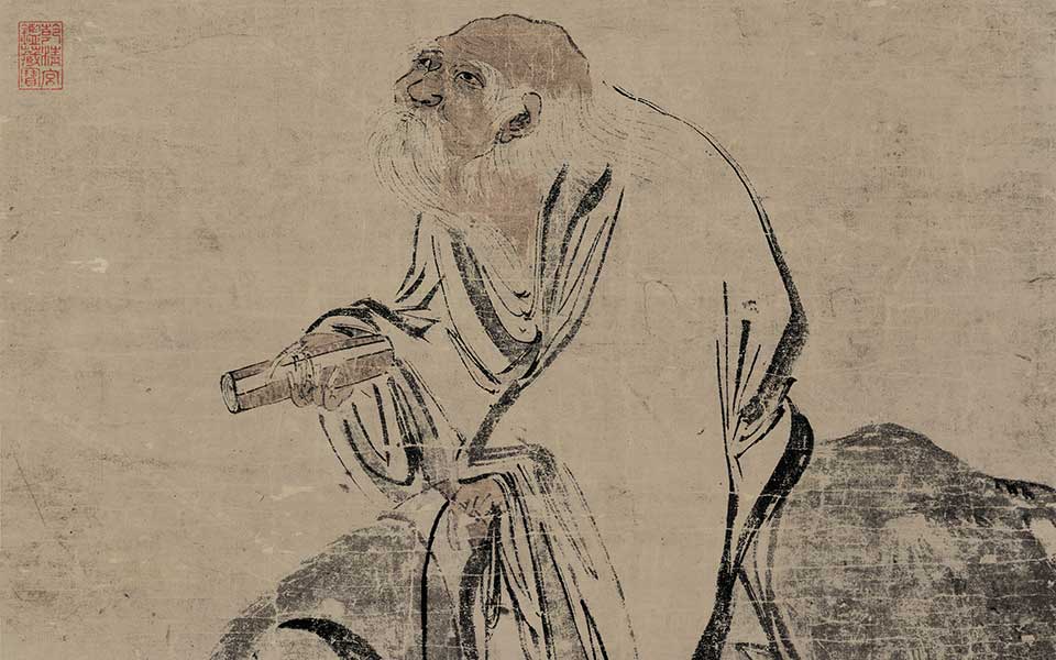 画老子骑牛高清_画老子骑牛张路高清_张路画老子骑牛高清_张路_明代 