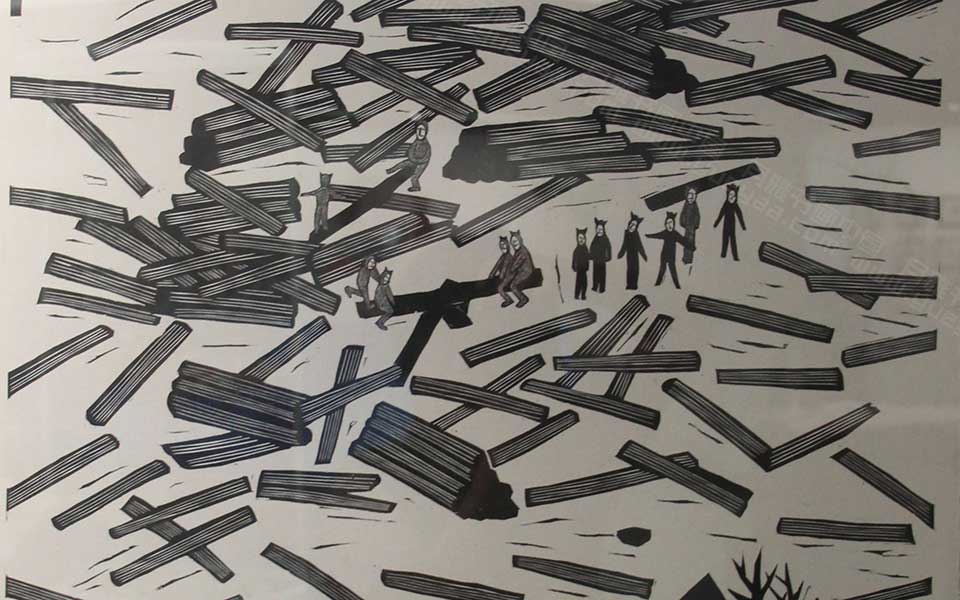 2013天津美院毕业展版画作品184高清