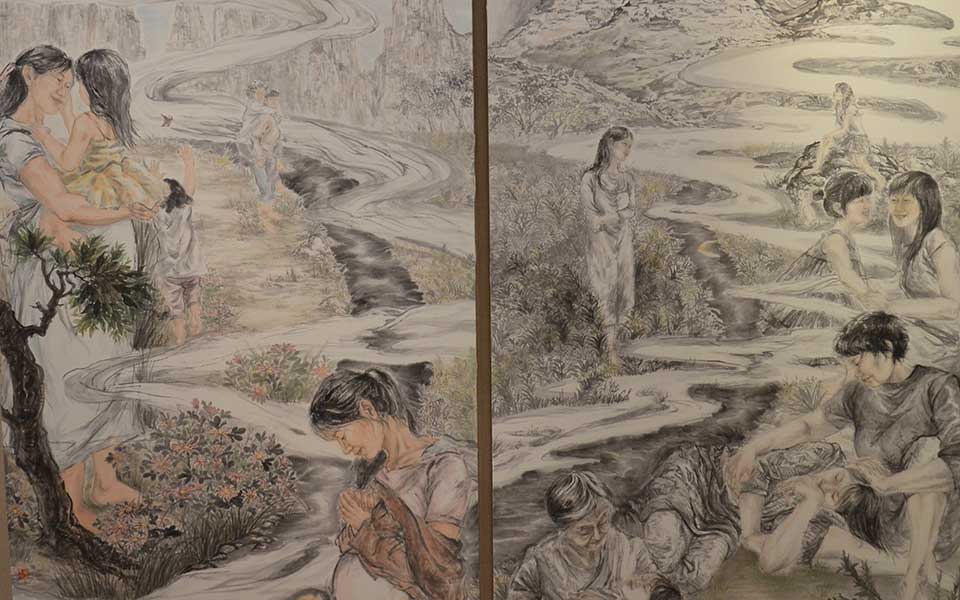 2013中国美院毕业展国画作品高清