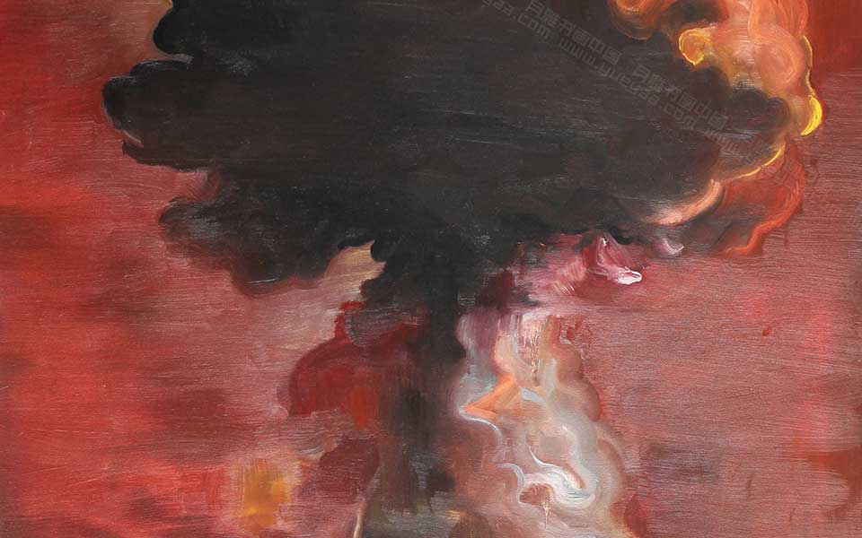 2013哈尔滨师范美术学院毕业展作品 祈跃 油画作品永恒100x150cm高清