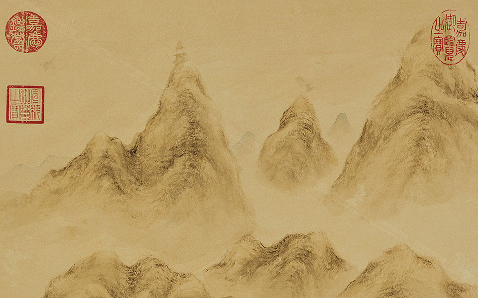 西湖十景之双峰插云御题2高清_佚名西湖十景之双峰插云御题2高清_西湖十景之双峰插云御题2佚名高清_佚名_清代