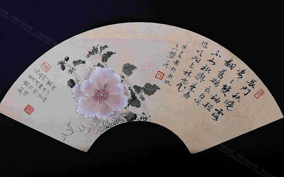 扇面作品3高清_扇面作品3朱乒乓高清_朱乒乓扇面作品3高清_朱乒乓_当代