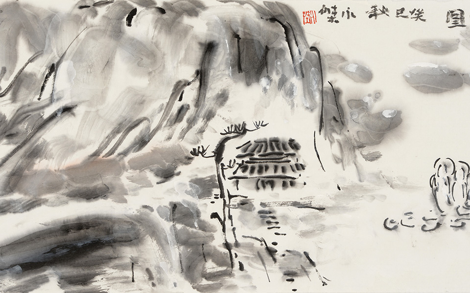 水墨画14高清_水墨画14庞永杰高清_庞永杰水墨画14高清
