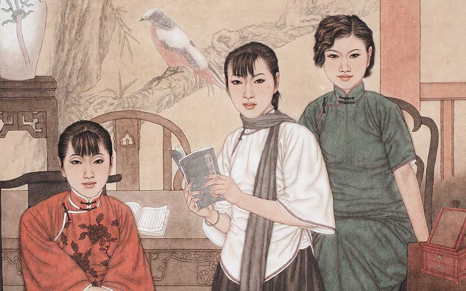 静园系列 书伴尘世入深闺高清_静园系列 书伴尘世入深闺侯国良高清_侯国良静园系列 书伴尘世入深闺高清_侯国良_当代