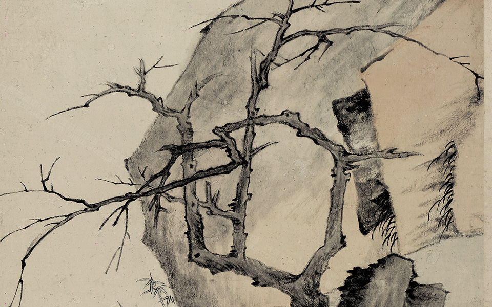 山水高清_弘仁山水高清_山水弘仁高清_弘仁_清代_天博_八开