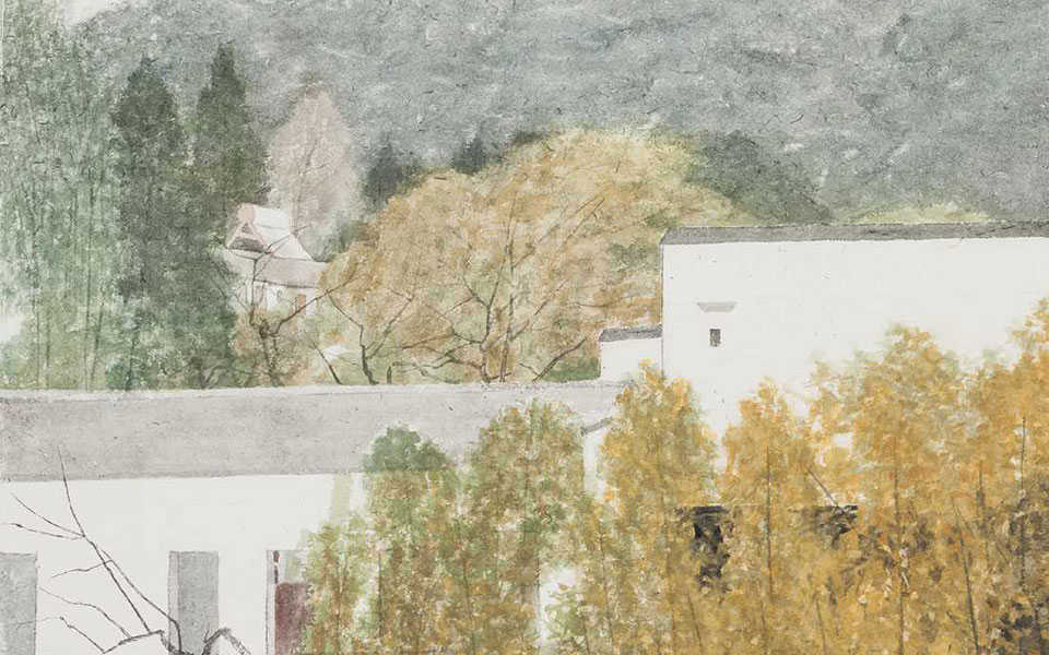 塔山此时叶正黄高清_塔山此时叶正黄杜大恺高清_杜大恺塔山此时叶正黄高清_杜大恺_当代