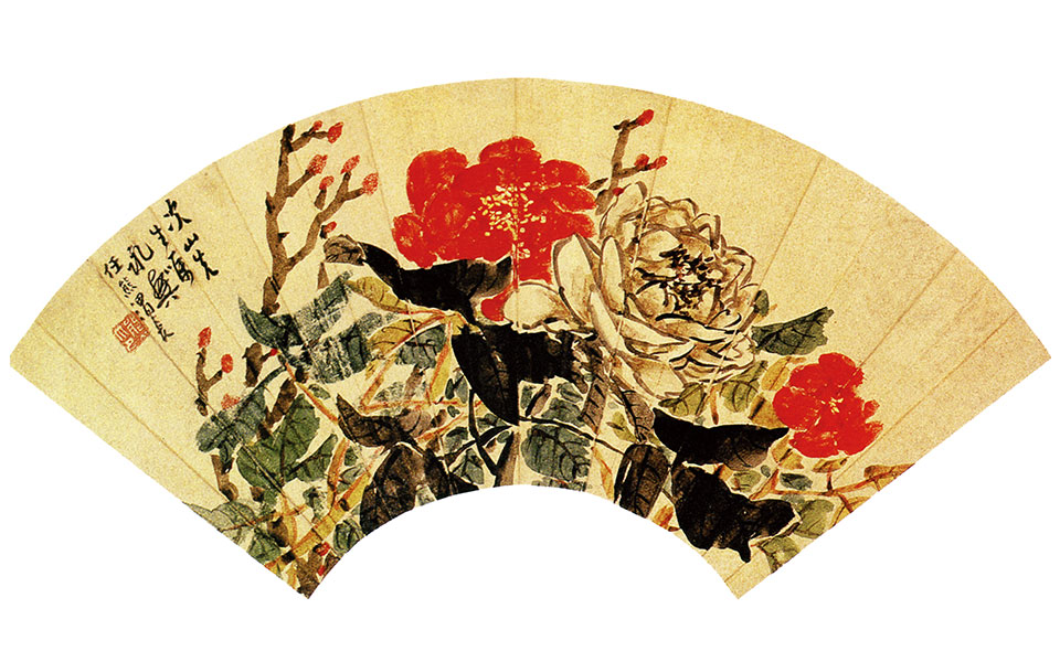 花卉图高清_花卉图任熊高清_任熊花卉图高清_任熊_清代