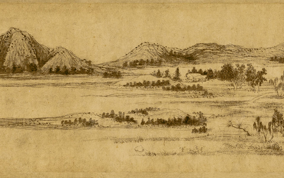 水村图高清_赵孟頫水村图高清_水村图赵孟頫高清_赵孟頫_元代