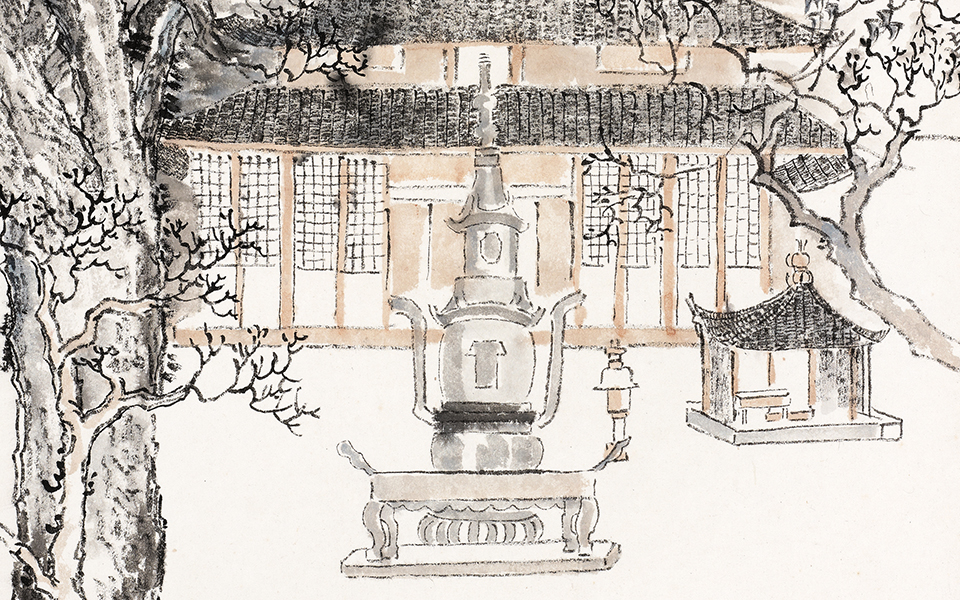 海宁禅寺高清_海宁禅寺张筱膺高清_张筱膺海宁禅寺高清_张筱膺_当代
