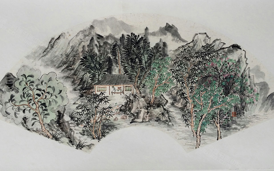 山水随处碧高清_山水随处碧周松竹高清_周松竹山水随处碧高清_周松竹_当代