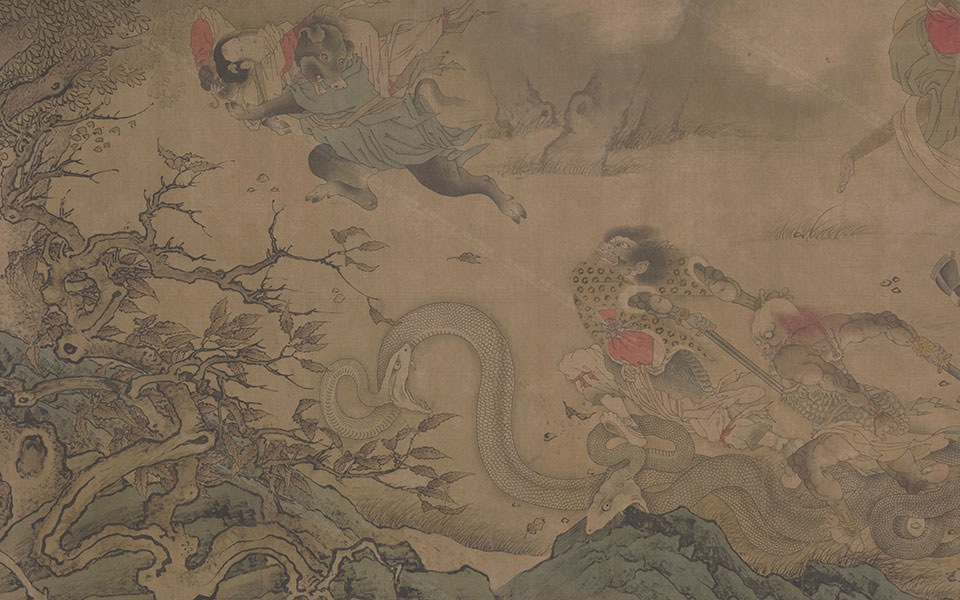 搜山图高清_佚名搜山图高清_搜山图佚名高清_佚名_宋代_3