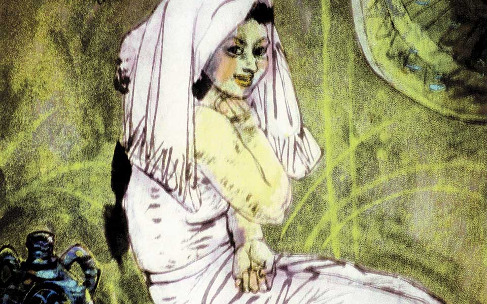 《傣家女》高清_《傣家女》杨晓阳高清_杨晓阳《傣家女》高清_杨晓阳_当代