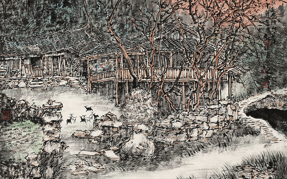 国画作品15高清_国画作品15计建清高清_计建清国画作品15高清_计建清_当代