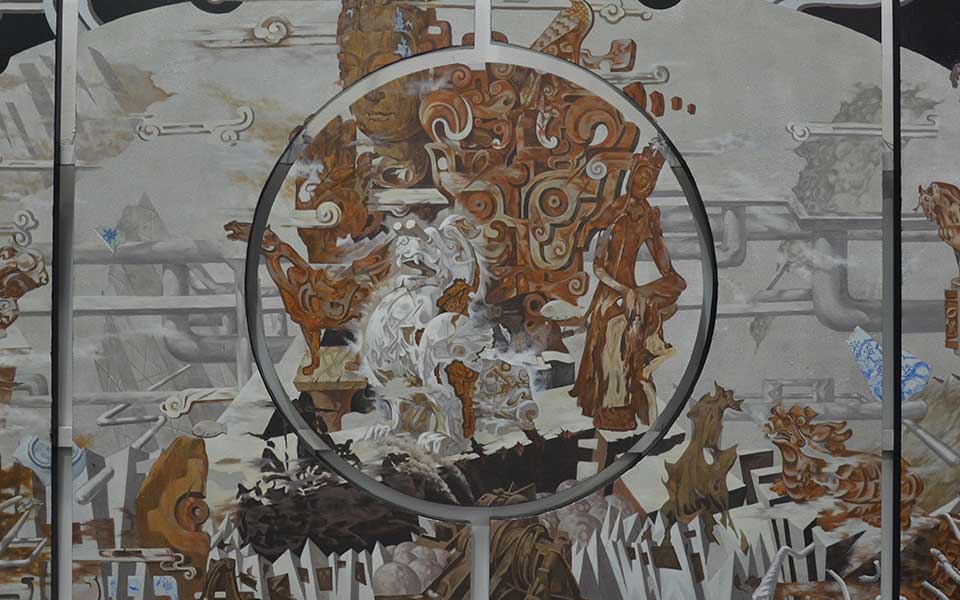 2013中国美院毕业展壁画作品高清