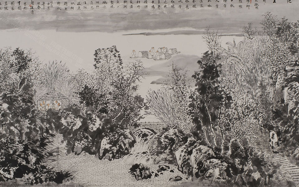 沧浪池上高清_沧浪池上计建清高清_计建清沧浪池上高清_计建清_当代