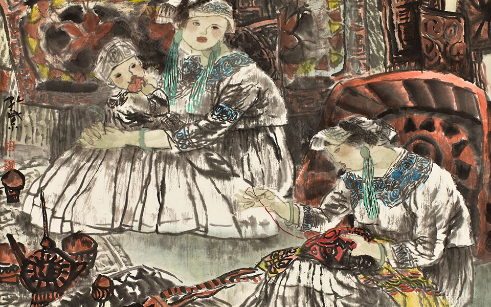 国画作品9高清_国画作品9孔紫高清_孔紫国画作品9高清_孔紫_当代