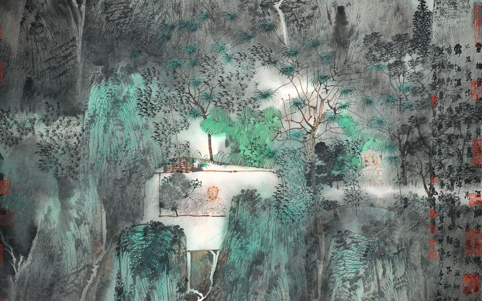 精神家园 早春行诗意图高清_精神家园 早春行诗意图卢禹舜高清_卢禹舜精神家园 早春行诗意图高清