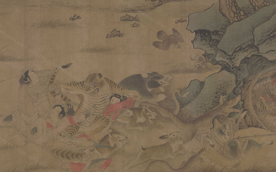 搜山图高清_佚名搜山图高清_搜山图佚名高清_佚名_宋代_2