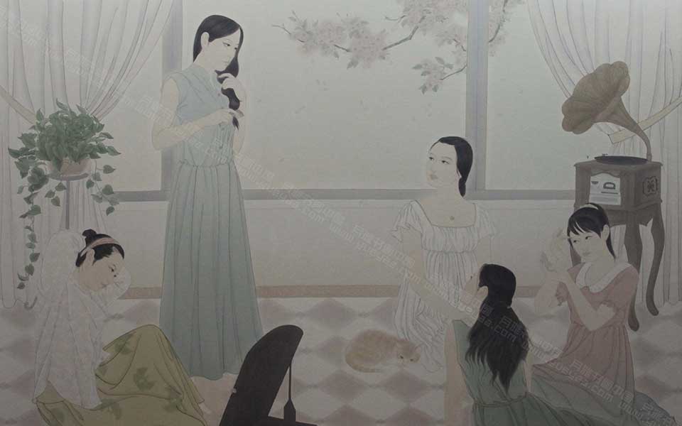 2013天津美院毕业展国画作品099高清