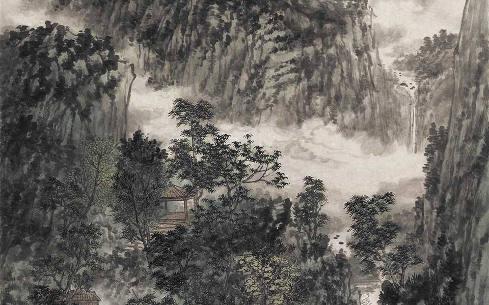 雨过山色清之一高清_雨过山色清之一李秋喜高清_李秋喜雨过山色清之一高清_李秋喜_当代