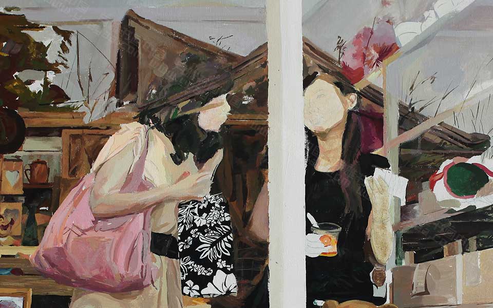 2013哈尔滨师范美术学院毕业展作品 李泳锌 记忆100x80cm高清