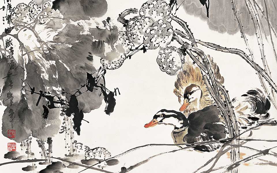 花鸟作品39 高学年 当代高清