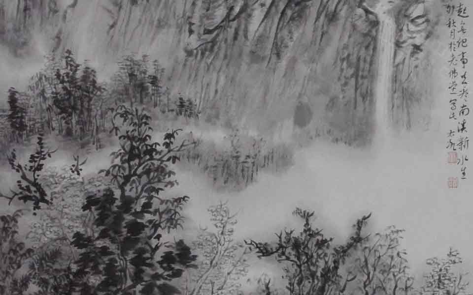 水墨山水8高清_水墨山水8徐右