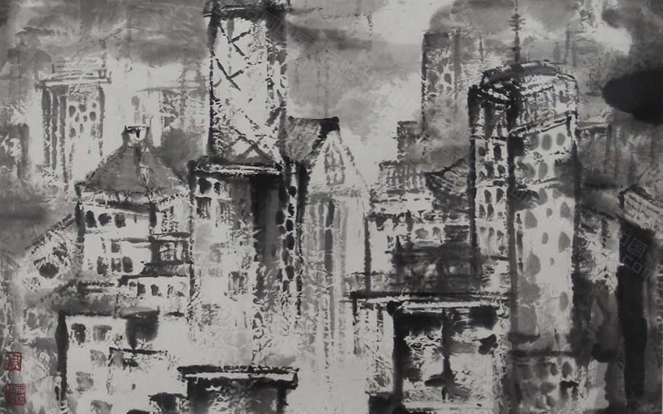 2013天津美院毕业展国画作品176高清