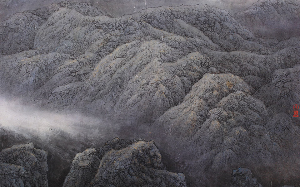 苍山晨雾高清_苍山晨雾计建清高清_计建清苍山晨雾高清_计建清_当代