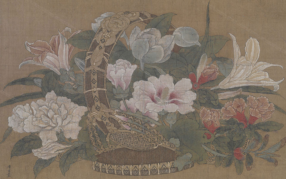 花篮图高清_李嵩花篮图高清_花篮图李嵩高清_李嵩_宋代_59X81