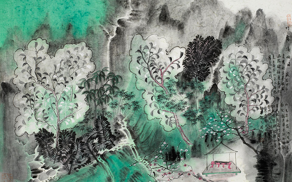清韵和音之竹露清响图高清_清韵和音之竹露清响图周松竹高清_周松竹清韵和音之竹露清响图高清_周松竹_当代