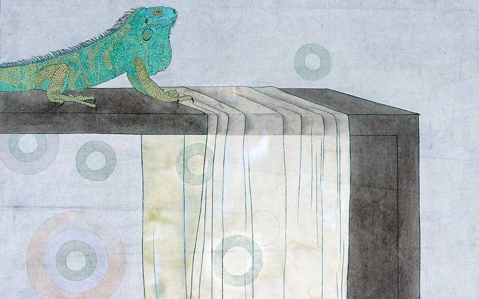 2013哈尔滨师范美术学院毕业展作品 门乐 无题系列左上68cmX68cm高清